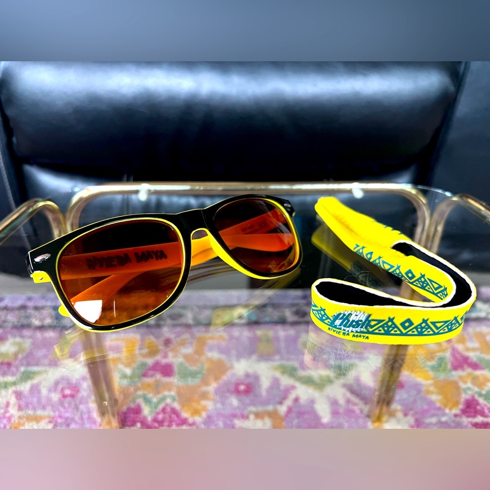 Phish Mexico 2016 Sunglasses, Sunglass strap with Black Carrying Case